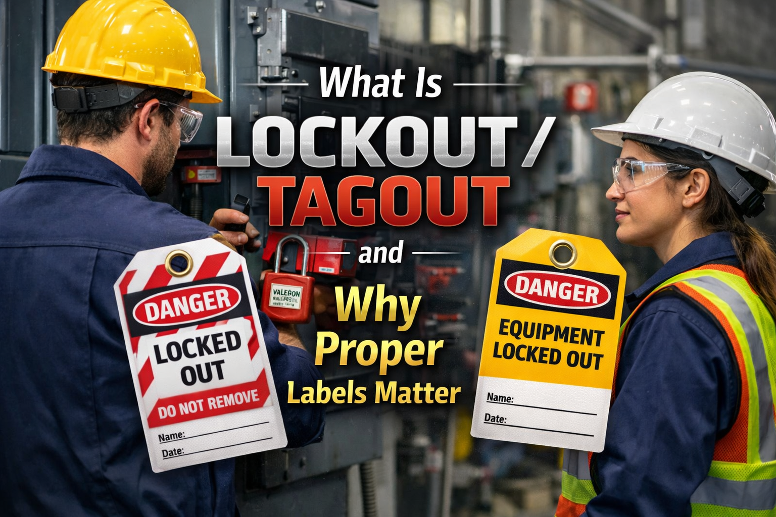 What Is Lockout Tagout and Why Proper Labels Matter